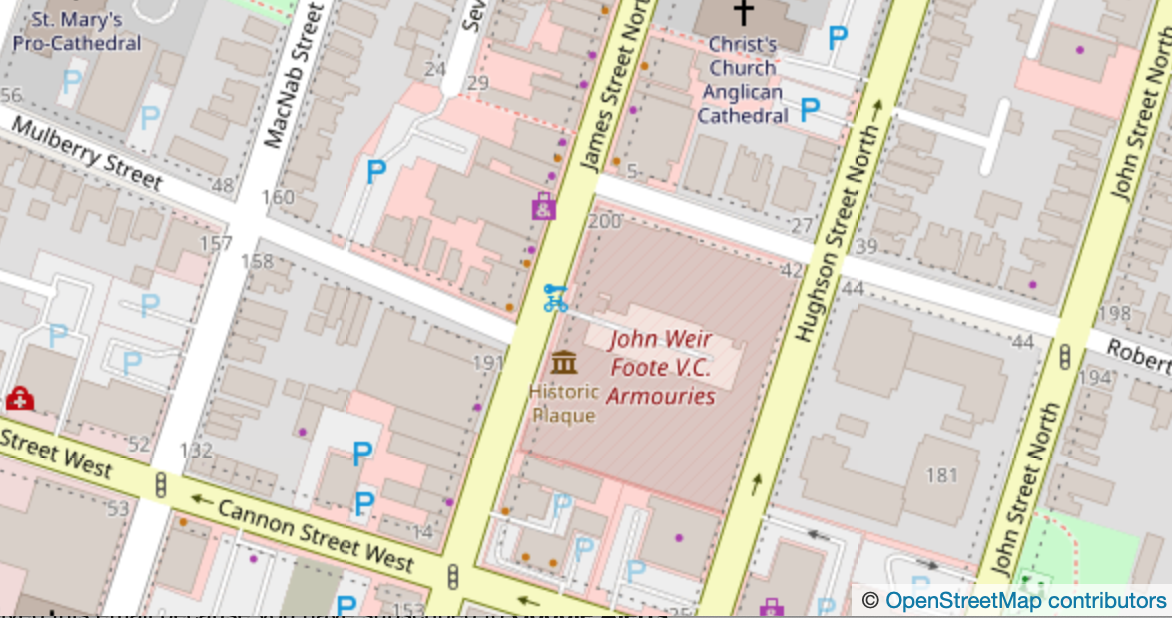 Area where altercation occurred. | © OpenStreetMap contributors (CC BY-SA 2.0)